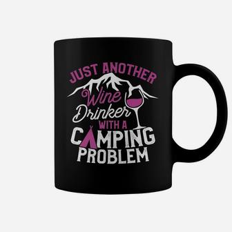 Savvy Turtle Just Another Wine Drinker With Camping Problem Coffee Mug | Crazezy