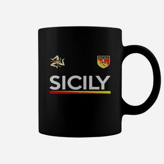 Sicilia Soccer T-shirt - Sicily, Italy Football Jersey Coffee Mug | Crazezy