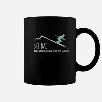 Ski Dad Shirt, Funny Cute Winter Skiing Gift Coffee Mug | Crazezy