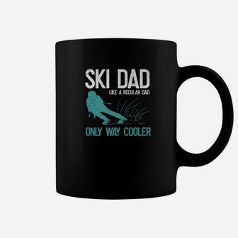 Ski Dad Winter Skiing Snow Sport Daddy Father Papa Shirt Coffee Mug | Crazezy DE