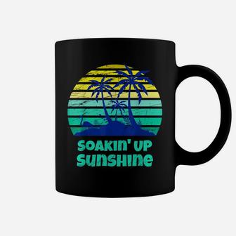 Soakin' Up Sunshine Island Summer Vacation Coffee Mug | Crazezy
