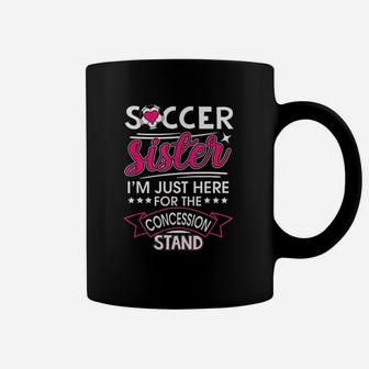 Soccer Sister With Sayings For Women Girls Coffee Mug | Crazezy