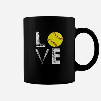 Softball Love Girls Forever Best Funny Birthday Gift Coffee Mug | Crazezy CA