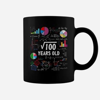 Square Root Of 100 10Th Birthday 10 Year Old Gifts Love Math Coffee Mug | Crazezy