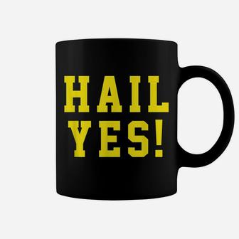 State Of Michigan Hail Yes Shirt U M Ann Arbor MI AA Coffee Mug | Crazezy AU