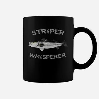 Striper Whisperer Striped Bass T-shirt Striper Fishing Shirt Coffee Mug | Crazezy