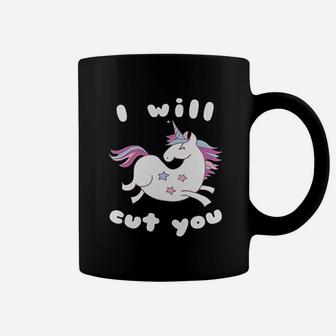 Summer I Will Cut You Unicorn Yoga Tops Coffee Mug | Crazezy