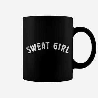 Sweat Girl Gym Lover Best Fitness Workout Her Sweating Yoga Coffee Mug | Crazezy