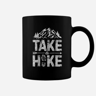 Take A Hike Outdoor Hiking Nature Hiker Vintage Coffee Mug | Crazezy
