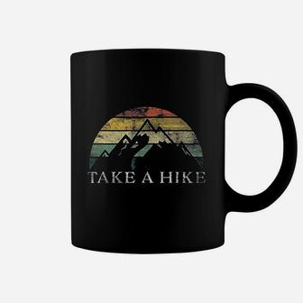 Take A Hike Retro Weathered Outdoor Hiking Coffee Mug | Crazezy CA