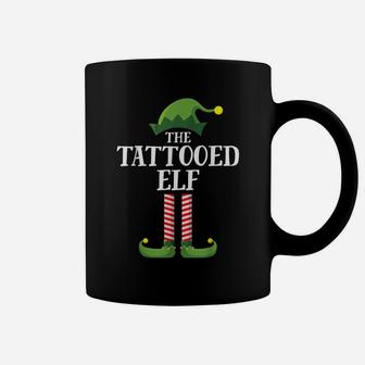 Tattooed Elf Matching Family Group Christmas Party Pajama Coffee Mug | Crazezy