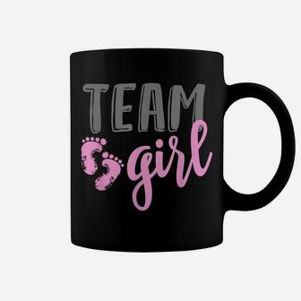 Team Girl Gender Reveal Baby Shower Shirt Coffee Mug | Crazezy