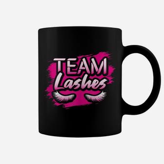 Team Lashes Gender Reveal Baby Shower Party Staches Idea Coffee Mug | Crazezy