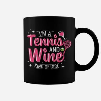 Tennis Gifts For Wife Wine Girl Funny Sarcastic Gift Coffee Mug | Crazezy AU