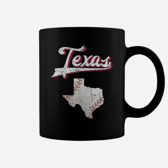 Texas Baseball T Game Day Vintage Ranger Distressed Coffee Mug | Crazezy