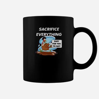 Thanksgiving Running Turkey Day Sacrifice Everything Coffee Mug | Crazezy DE