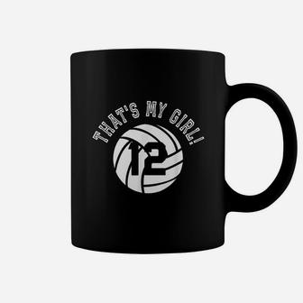 Thats My Girl 12 Volleyball Player Mom Or Dad Gift Coffee Mug | Crazezy UK