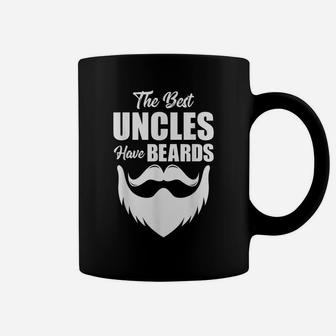 The Best Uncles Have Beards Shirt Bearded Men Christmas Gift Coffee Mug | Crazezy