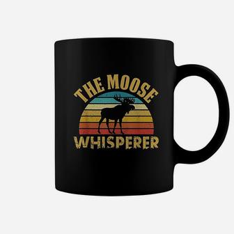 The Moose Whisperer Funny Moose Lover Camper Gift Coffee Mug | Crazezy AU