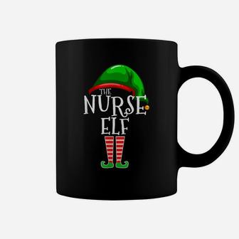 The Nurse Elf Family Matching Group Christmas Gift Funny Coffee Mug | Crazezy