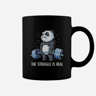 The Struggle Is Real Weightlifting Fitness Coffee Mug | Crazezy