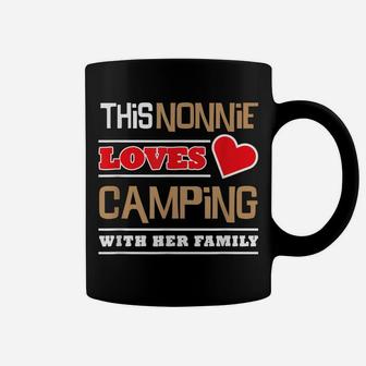 This Nonnie Loves Camping With Her Family Grandma Camp Coffee Mug | Crazezy CA