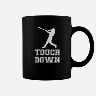 Touch Down Funny Mocking Baseball Player Football Coffee Mug | Crazezy