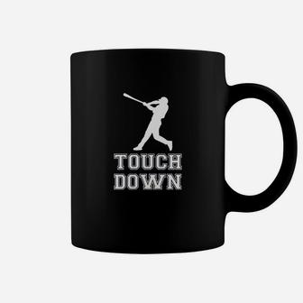 Touch Down Funny Mocking Baseball Player Football Sporting Coffee Mug | Crazezy