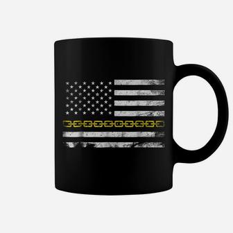 Tow Truck Driver T Shirt Thin Yellow Line Flag Operator Coffee Mug | Crazezy