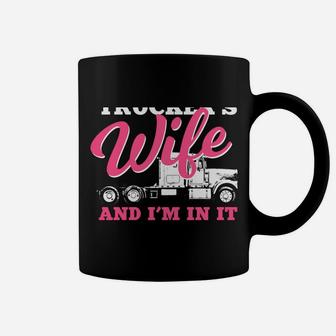 Trucker's Wife In It For The Long Haul | Truck Driver Spouse Coffee Mug | Crazezy AU