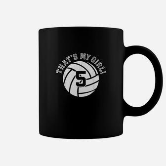 Unique That's My Girl Volleyball Player Mom Or Dad Coffee Mug | Crazezy UK