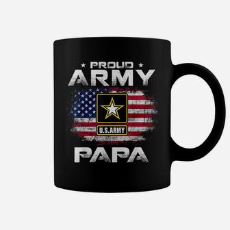 United States Army Uncle With American Flag Veteran Gift Coffee Mug | Crazezy