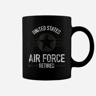 United States Retired Air Force Military Retirement Shirt Coffee Mug | Crazezy
