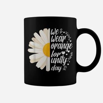 Unity Day Orange We Wear Orange For Unity Day Daisy Flower Coffee Mug | Crazezy CA