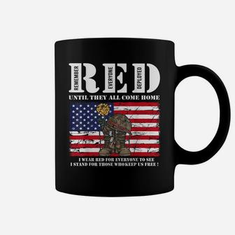 Until They Come Home My Soldier Red Friday Veterans Day Coffee Mug | Crazezy