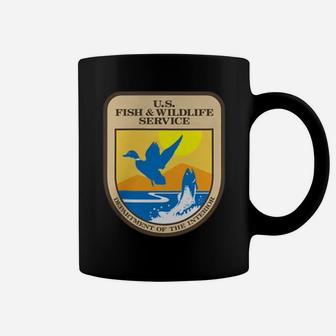 Us Fish & Wildlife Service Wild Game Fishing Hunting Coffee Mug | Crazezy
