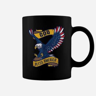 Usa Patriotic American 4Th Of July Outfit God Bless America Coffee Mug | Crazezy
