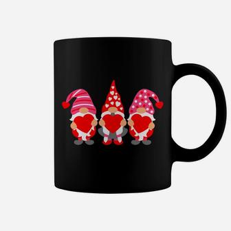 Valentine Gnomes Holding Hearts Valentine's Day Gnome Love Coffee Mug | Crazezy CA