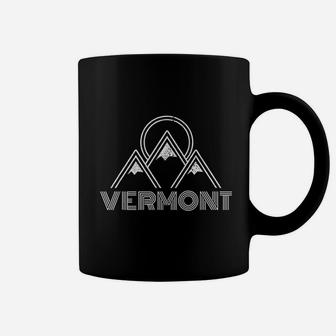 Vermont Vintage Retro Mountains Nature Hiking Coffee Mug | Crazezy