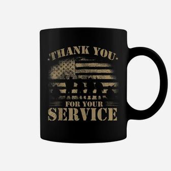 Veteran 365 Vintage Veteran Thank You For Your Service Coffee Mug | Crazezy CA