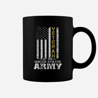Veteran Of United States Us Army Veteran Gold Coffee Mug | Crazezy
