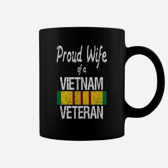 Vietnam Veteran Proud Wife Of A Vietnam Veteran Coffee Mug | Crazezy