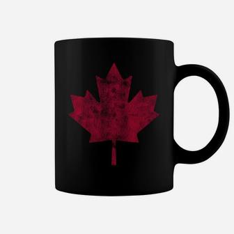 Vintage Canada Flag Retro Canadian Souvenir Gift Maple Leaf Sweatshirt Coffee Mug | Crazezy DE