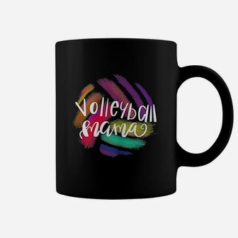 Volleyball Mama Female Sporty Mother Gift Volleyball Mom Coffee Mug | Crazezy
