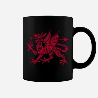 Wales Cymru Red Dragon Welsh Flag Sweatshirt Coffee Mug | Crazezy