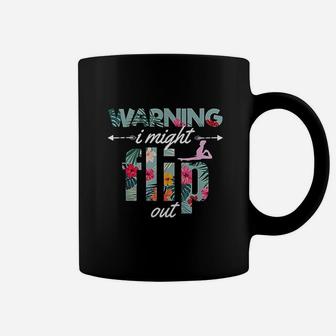 Warning I Might Flip Out Gymnastics Flower Girl Gift Coffee Mug | Crazezy