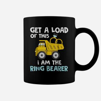 Wedding Shirts Ring Bearer Funny Truck Shirts Boys Men Gifts Coffee Mug | Crazezy