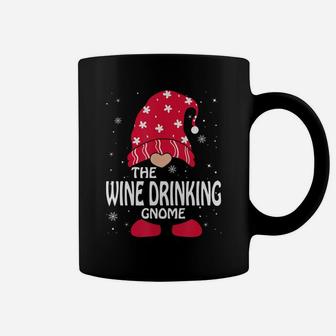 Wine Drinking Gnome Matching Family Group Christmas Party Sweatshirt Coffee Mug | Crazezy UK