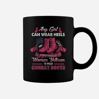 Women Veteran Tee Shirt Takes A Women Veteran Gift Coffee Mug | Crazezy