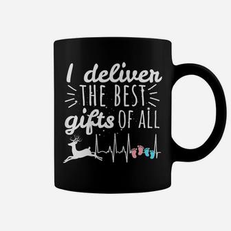 Womens Christmas Midwife Doula Labor Nurse Festive Gift Reindeer Coffee Mug | Crazezy